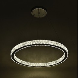 Dimbare ring plafondlamp hanglamp moderne kroonluchter verlichting binnenlamp met afstandsbediening