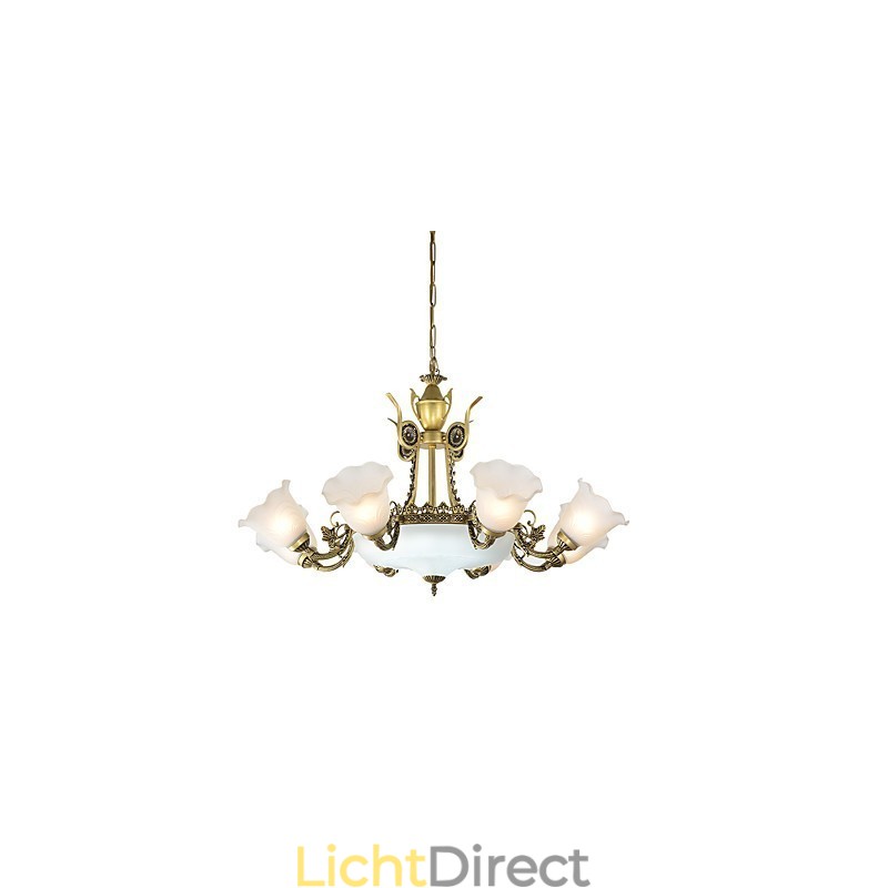 Traditionele klassieke schilderfunctie voor metalen kroonluchter in ministijl