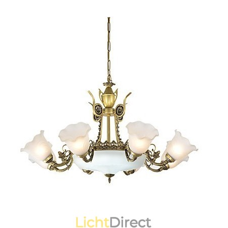 Traditionele klassieke schilderfunctie voor metalen kroonluchter in ministijl