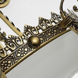 Traditionele klassieke schilderfunctie voor metalen kroonluchter in ministijl