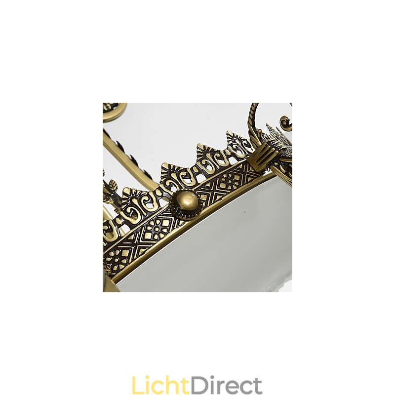 Traditionele klassieke schilderfunctie voor metalen kroonluchter in ministijl