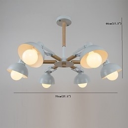 Traditionele klassieke rustieke lodge vintage retro schilderijfunctie voor mini-stijl metalen kroonluchter