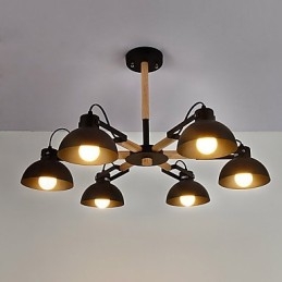 Traditionele klassieke rustieke lodge vintage retro schilderijfunctie voor mini-stijl metalen kroonluchter
