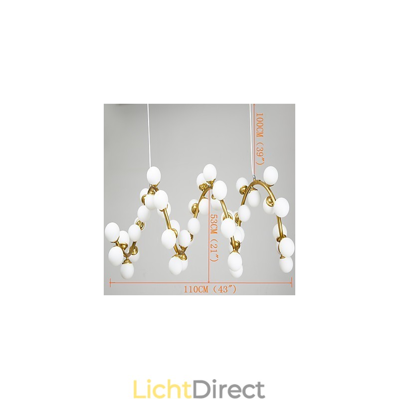 Gepersonaliseerde kunst kroonluchterlampen