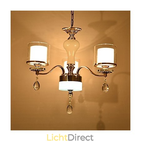 Moderne, eigentijdse, gegalvaniseerde eigenschap voor kristallen metalen kroonluchter