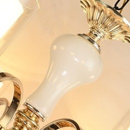 Moderne, eigentijdse, gegalvaniseerde eigenschap voor kristallen metalen kroonluchter