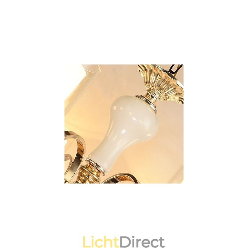 Moderne, eigentijdse, gegalvaniseerde eigenschap voor kristallen metalen kroonluchter