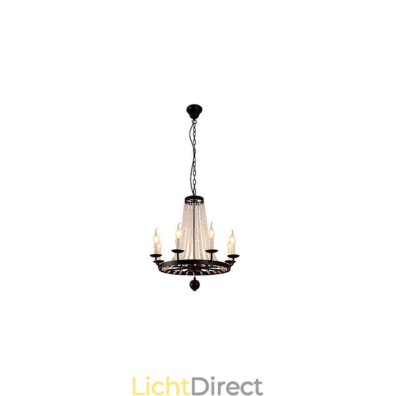 8 lampen kroonluchter moderne eigentijdse traditionele klassieke rustieke lodge vintage retro lantaarn trommel land eiland globe schaal