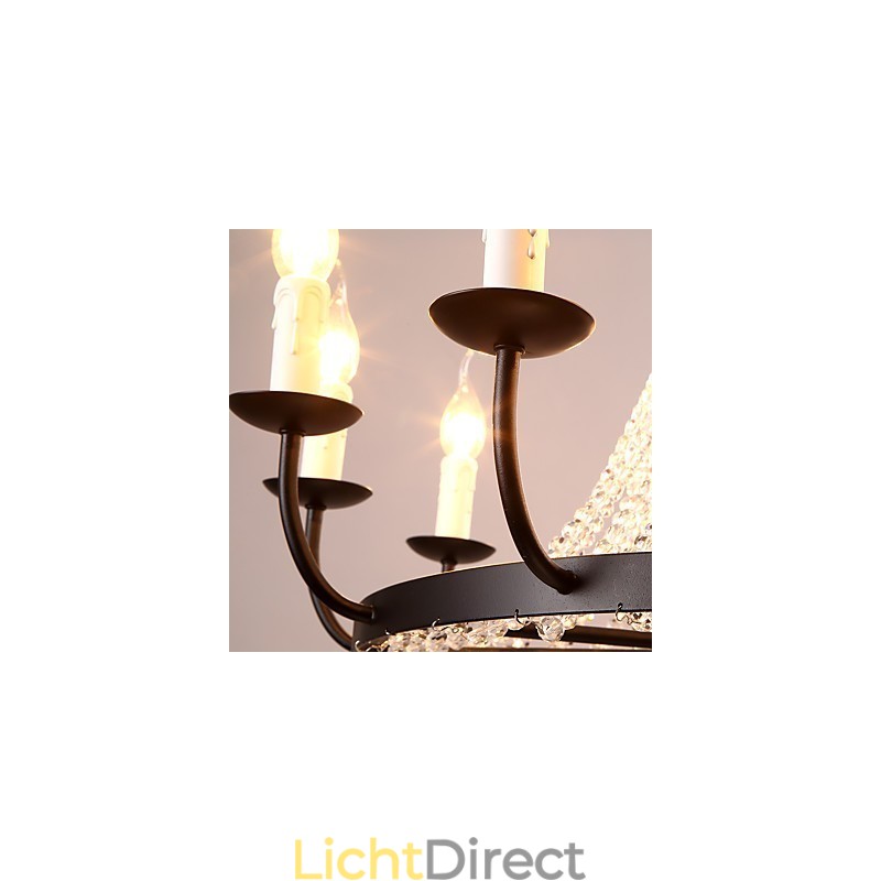 8 lampen kroonluchter moderne eigentijdse traditionele klassieke rustieke lodge vintage retro lantaarn trommel land eiland globe schaal