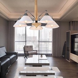 5-lichts moderne eigentijdse kroonluchter voor