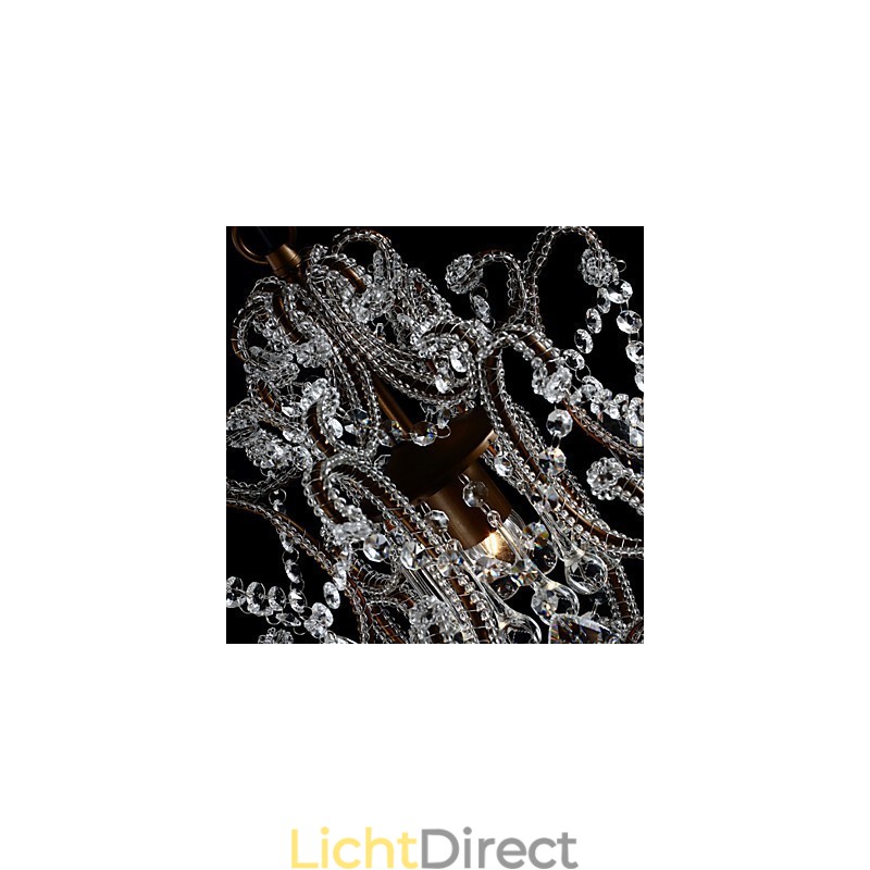 Moderne kroonluchter ontwerp vintage kroonluchter loft kristal licht armatuur lustre hanglamp