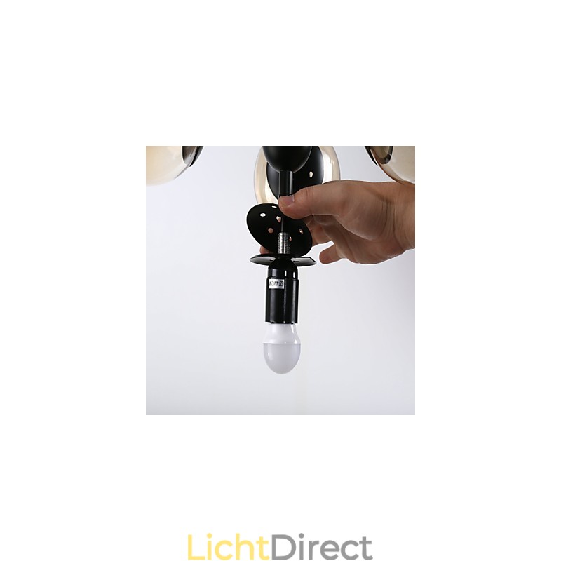 Traditionele klassieke retro schilderfunctie voor mini-stijl metalen kroonluchter