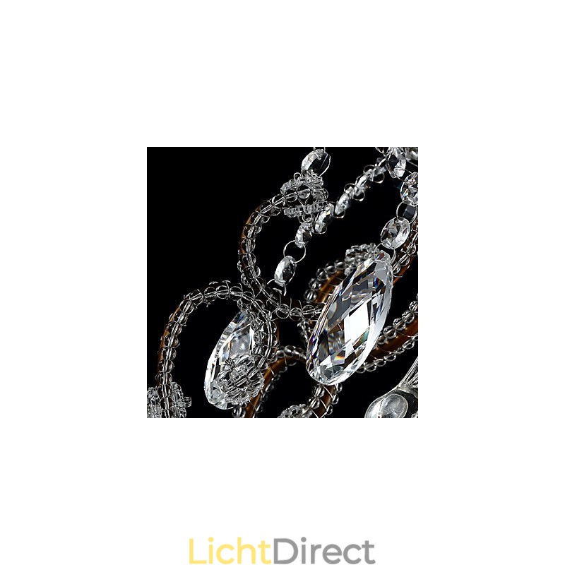 Moderne kroonluchter ontwerp vintage kroonluchter loft kristal licht armatuur lustre hanglamp