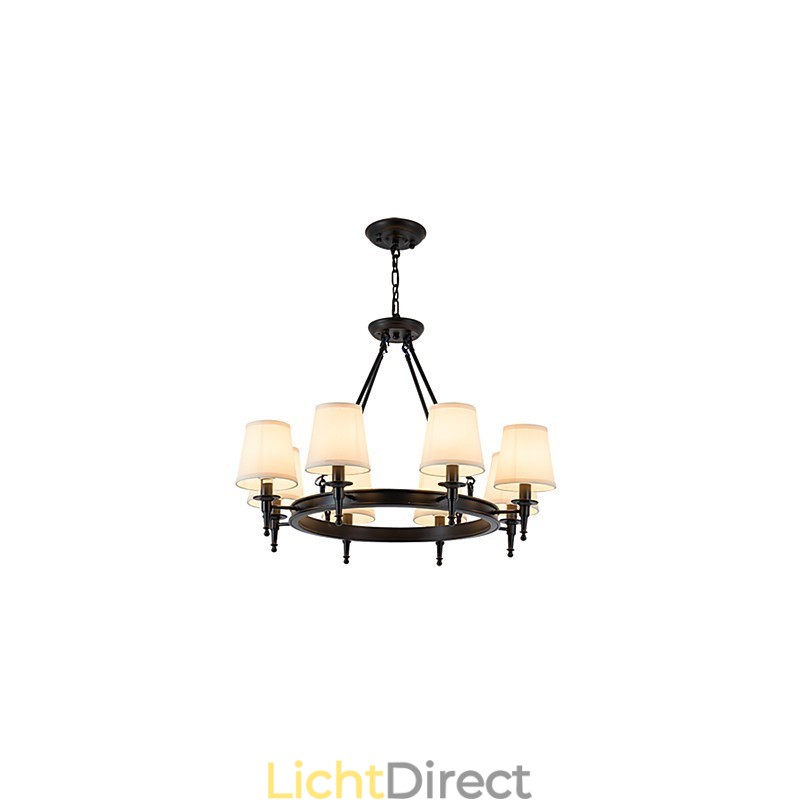 8 lampen plafondlamp kroonluchter één lamp twee stijl moderne eigentijdse traditionele klassieke rustieke schilderij