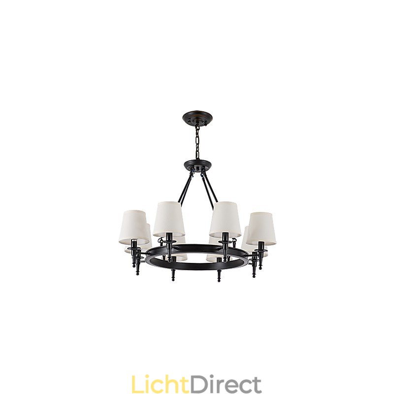 8 lampen plafondlamp kroonluchter één lamp twee stijl moderne eigentijdse traditionele klassieke rustieke schilderij