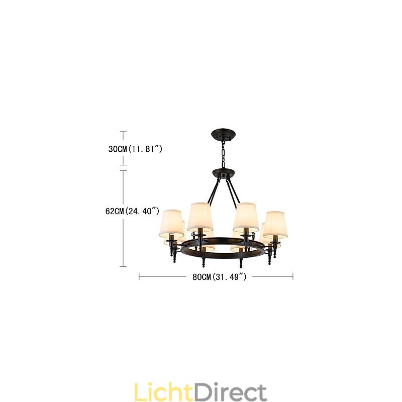 8 lampen plafondlamp kroonluchter één lamp twee stijl moderne eigentijdse traditionele klassieke rustieke schilderij