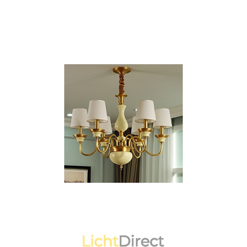 Alle koperen kroonluchter Jade decoratieve kroonluchter D