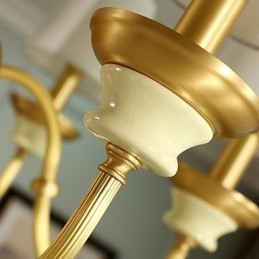 Alle koperen kroonluchter Jade decoratieve kroonluchter D