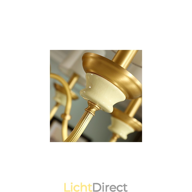 Alle koperen kroonluchter Jade decoratieve kroonluchter D