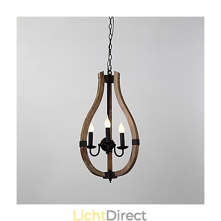 Drie licht vintage schilderij kenmerk mini stijl houten bamboe kroonluchter lamp de decoratieve hanglamp Drie licht vintage schilderij kenmerk mini stijl houten bamboe kroonluchter lamp de decoratieve hanglamp