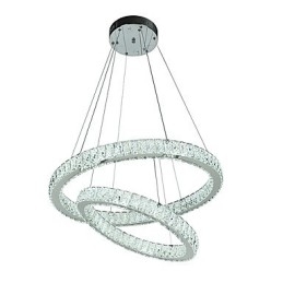 Binnen Kristallen Kroonluchter Moderne Hanglamp Plafondlamp Dimbare Verlichting Lamp met Afstandsbediening
