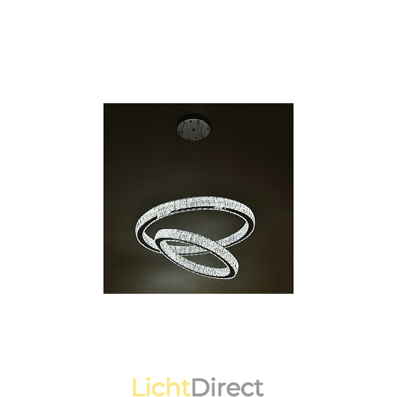 Binnen Kristallen Kroonluchter Moderne Hanglamp Plafondlamp Dimbare Verlichting Lamp met Afstandsbediening