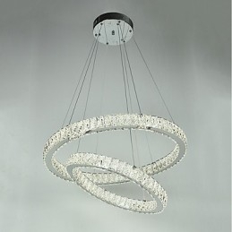 Binnen Kristallen Kroonluchter Moderne Hanglamp Plafondlamp Dimbare Verlichting Lamp met Afstandsbediening