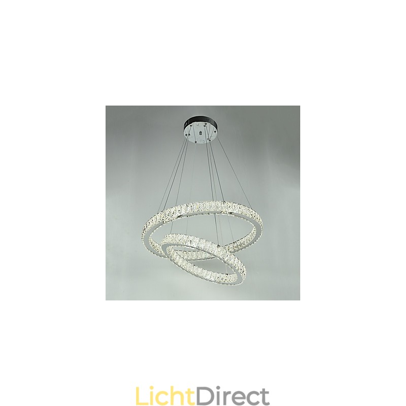 Binnen Kristallen Kroonluchter Moderne Hanglamp Plafondlamp Dimbare Verlichting Lamp met Afstandsbediening