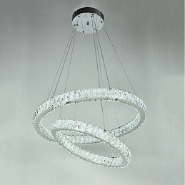 Binnen Kristallen Kroonluchter Moderne Hanglamp Plafondlamp Dimbare Verlichting Lamp met Afstandsbediening