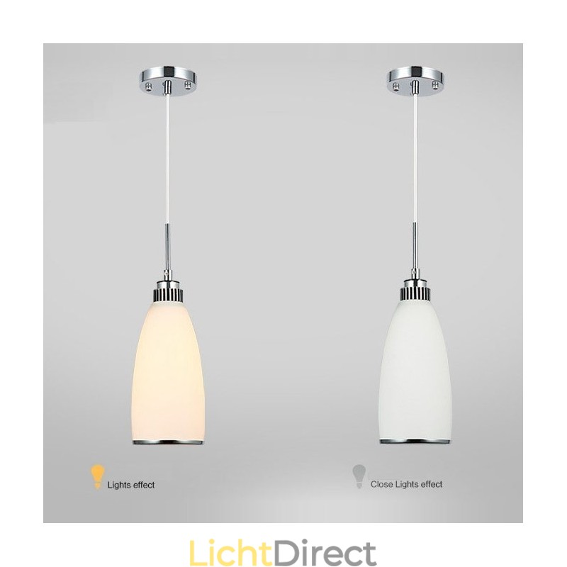 1 Lichts Moderne Hedendaagse Geïntegreerde Metalen Hanglamp