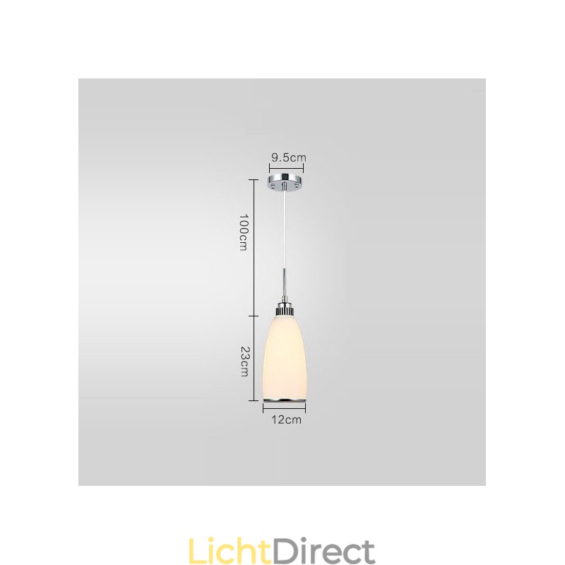 1 Lichts Moderne Hedendaagse Geïntegreerde Metalen Hanglamp