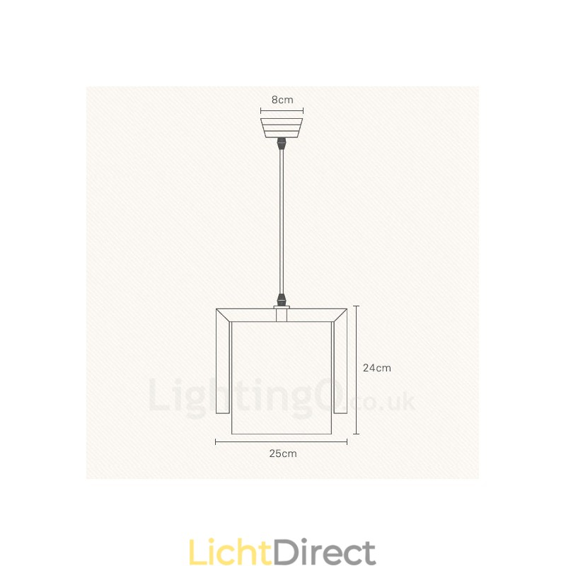 1 Lichte houten moderne eigentijdse hanglamp in Scandinavische stijl met stoffen kap