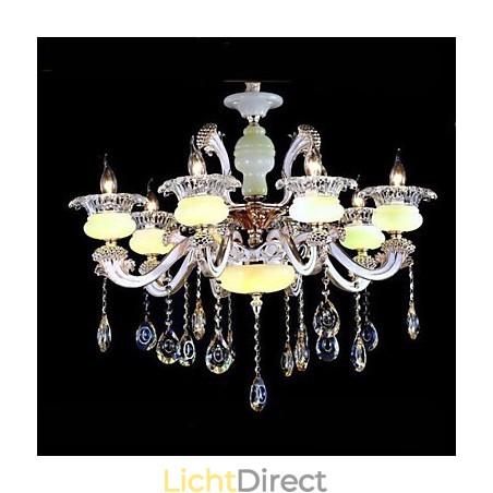 Europese stijl hoogwaardige zinklegering imitatie jade kristal hanger Europese stijl hoogwaardige zinklegering imitatie jade kristal hanger
