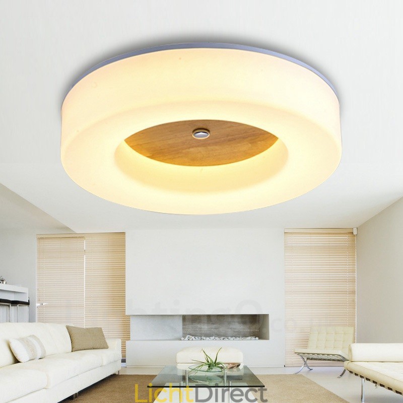 Moderne, eigentijdse plafondlampen in Scandinavische stijl met acryl kap