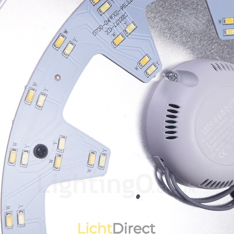 Moderne, eigentijdse plafondlampen met acryl kap