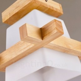 1-lichts moderne eigentijdse Scandinavische stijl plafondlamp met glazen kap