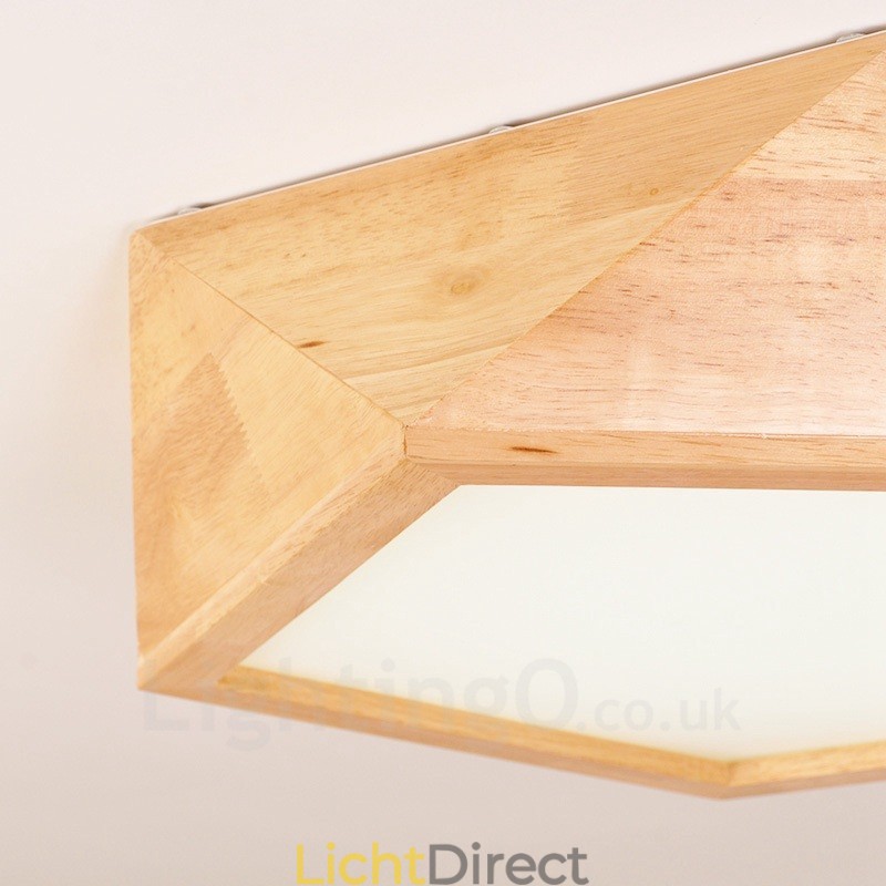 Moderne, eigentijdse plafondlampen in Scandinavische stijl met acryl kap