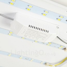 Moderne, eigentijdse plafondlampen met acryl kap