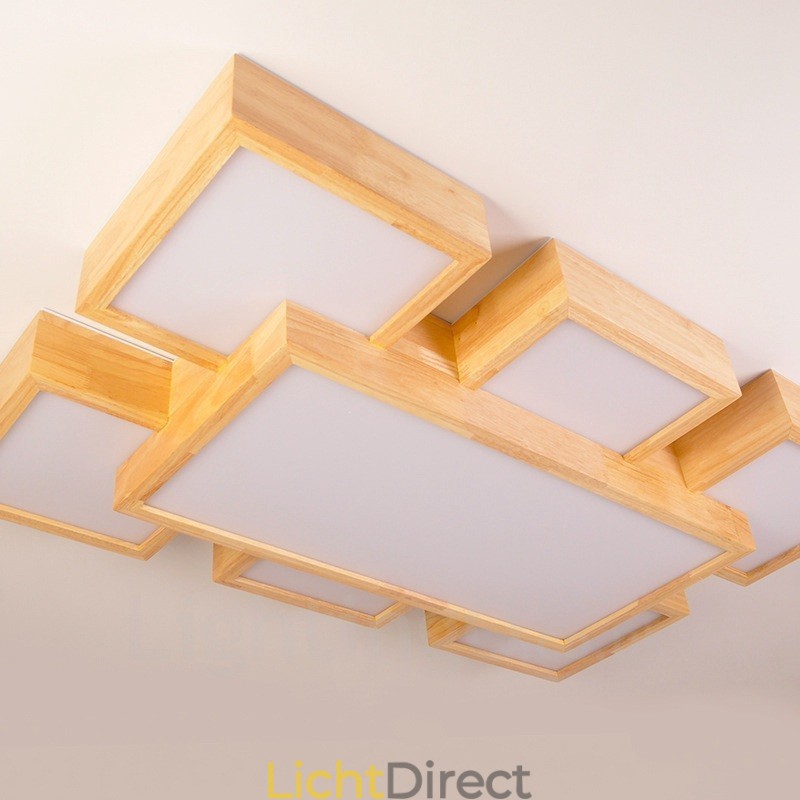 6 moderne, eigentijdse plafondlampen in Scandinavische stijl met acryl kap