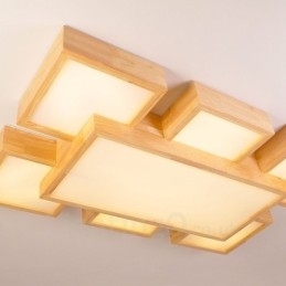 6 moderne, eigentijdse plafondlampen in Scandinavische stijl met acryl kap