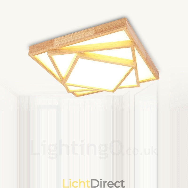 Moderne, eigentijdse plafondlampen in Scandinavische stijl met acryl kap