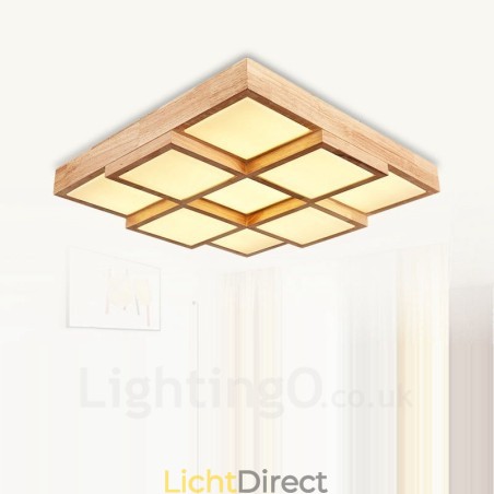 Moderne, eigentijdse plafondlampen in Scandinavische stijl met acryl kap