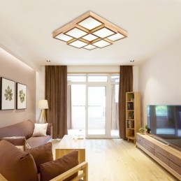 Moderne, eigentijdse plafondlampen in Scandinavische stijl met acryl kap