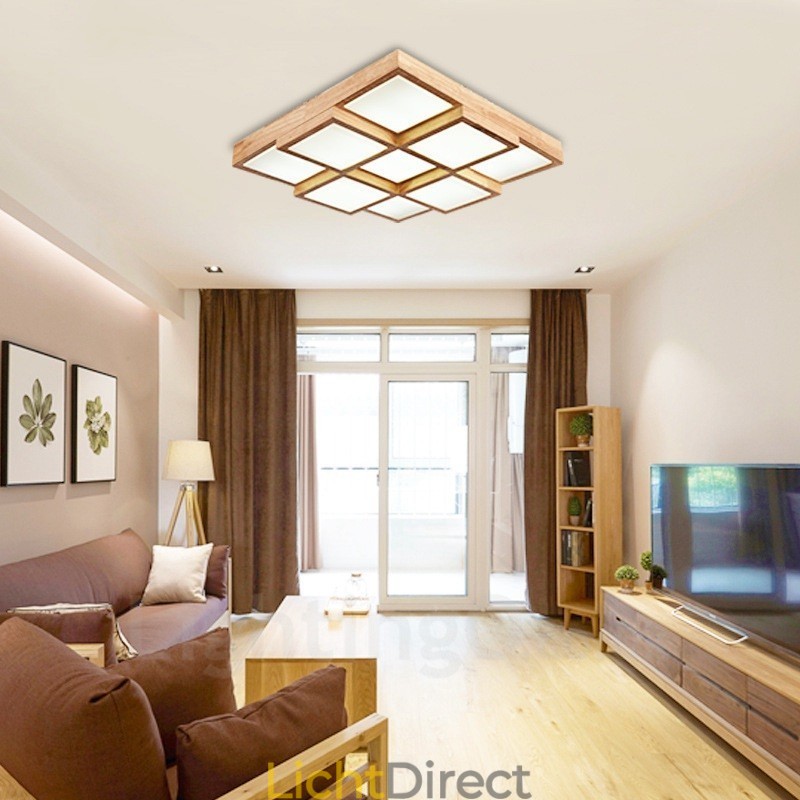 Moderne, eigentijdse plafondlampen in Scandinavische stijl met acryl kap