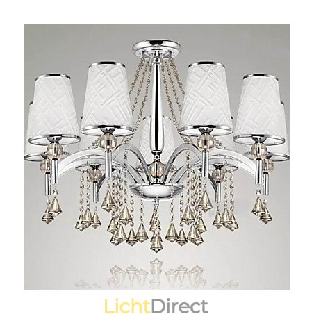 Moderne eigentijdse kristallen chromen metalen kroonluchter Moderne eigentijdse kristallen chromen metalen kroonluchter