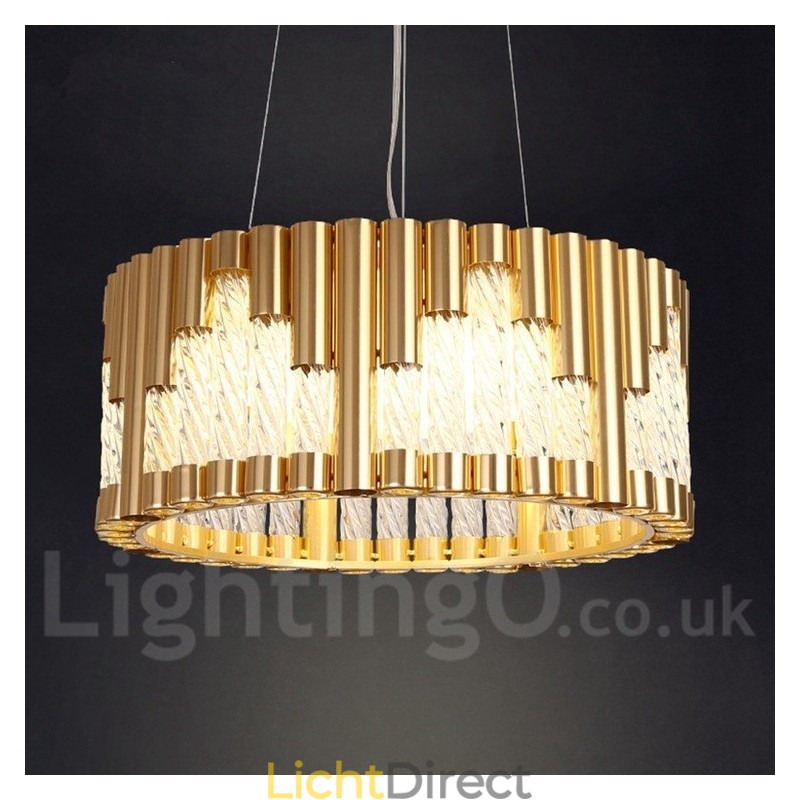 Moderne eigentijdse plafondlampen koperen plating hanglamp