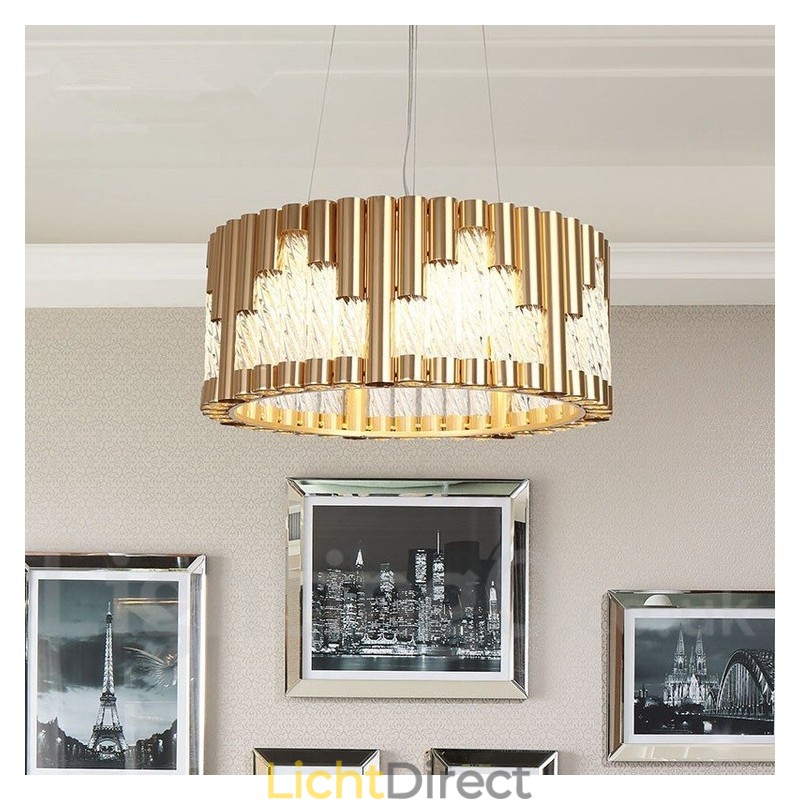 Moderne eigentijdse plafondlampen koperen plating hanglamp