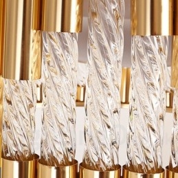 Moderne eigentijdse plafondlampen koperen plating hanglamp