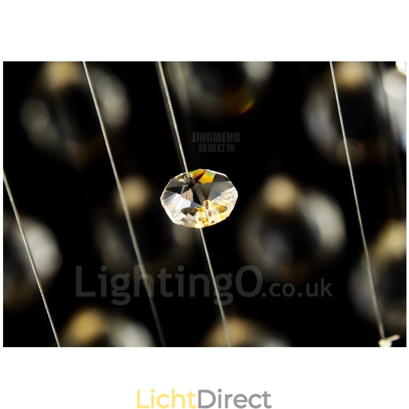Moderne kristallen plafond hanglamp binnen kroonluchter verlichting lampen armaturen
