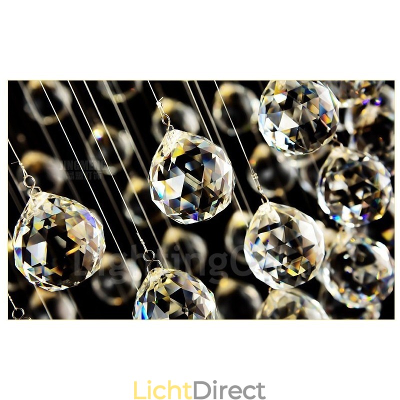 Moderne kristallen plafond hanglamp binnen kroonluchter verlichting lampen armaturen